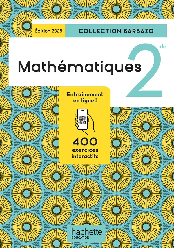BARBAZO MATHEMATIQUES 2DE - LIVRE ELEVE - ED. 2025