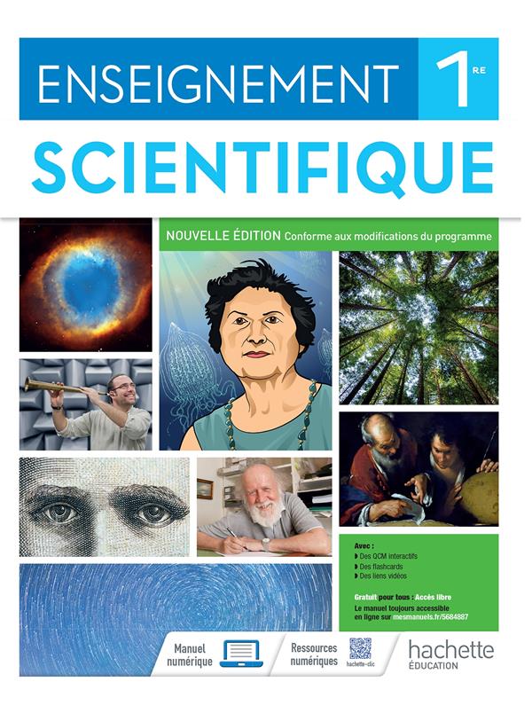 ENSEIGNEMENT SCIENTIFIQUE 1RE - LIVRE ELEVE - ED. 2024