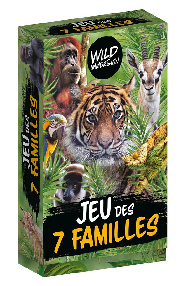 WILD IMMERSION - BOITE DE CARTES  - JEU DES 7 FAMILLES