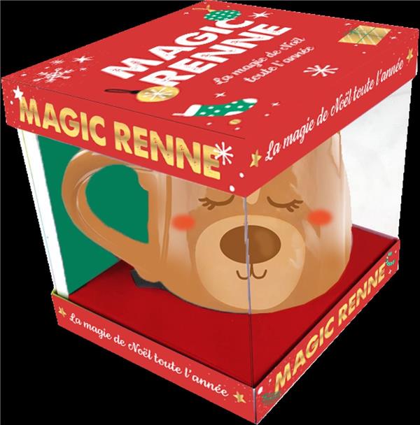 COFFRET MUG MAGIQUE RENNE - LA MAGIE DE NOEL TOUTE L'ANNEE