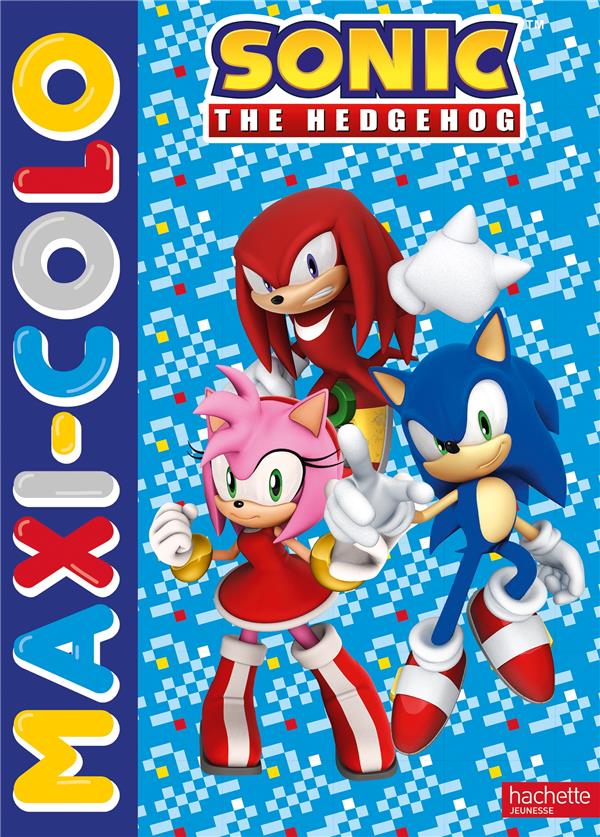 SONIC - MAXI-COLO - MAXI-COLO - LIVRE DE COLORIAGES