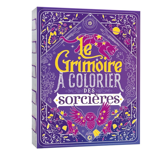 LE GRIMOIRE A COLORIER DES SORCIERES