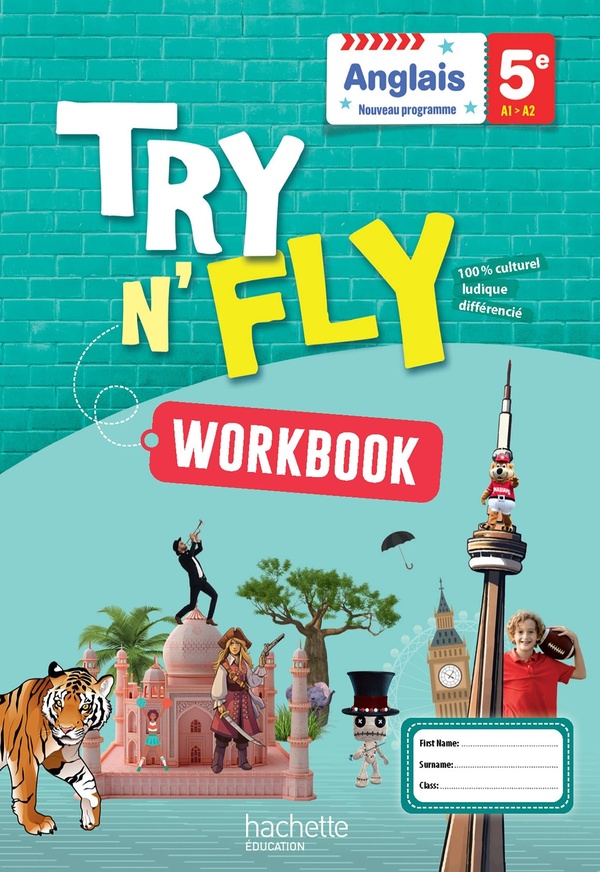 TRY N' FLY WORKBOOK ANGLAIS 5E - CAHIER ELEVE - ED. 2026