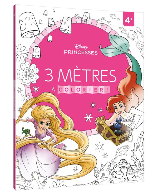 DISNEY PRINCESSES - 3 METRES A COLORIER - FRISE A DEPLIER (4+)