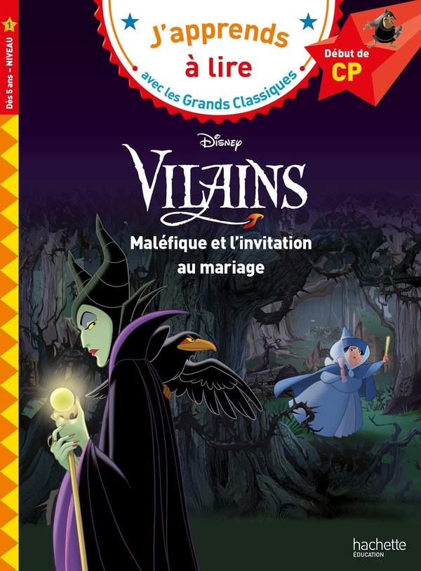 DISNEY VILAINS - MALEFIQUE - L'INVITATION AU MARIAGE, CP NIVEAU 1