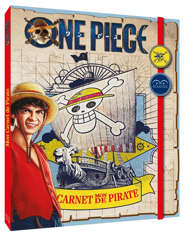 ONE PIECE - MON CARNET DE PIRATE - CARNET BADGE