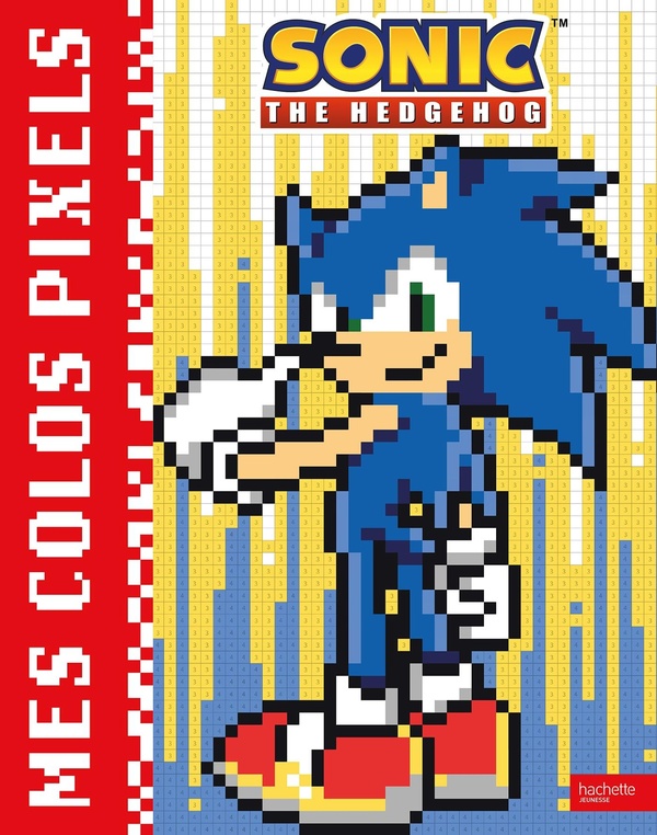 SONIC - MES COLOS PIXELS - COLORIAGES PIXELS