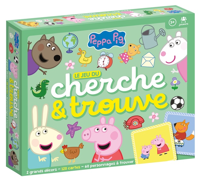 PEPPA PIG - LE JEU DU CHERCHE ET TROUVE - COFFRET JEU CHERCHE ET TROUVE