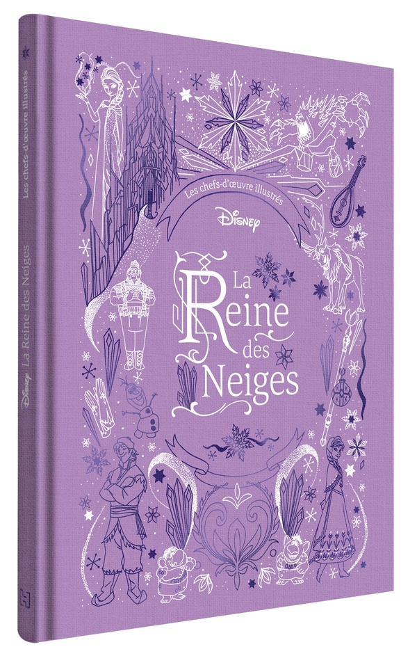 LA REINE DES NEIGES - LES CHEFS-D'OEUVRE ILLUSTRES DISNEY