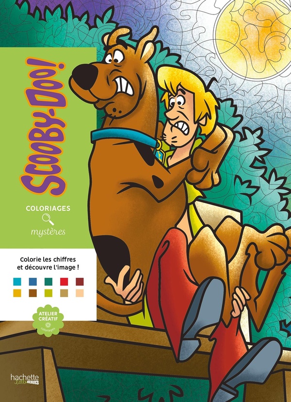 COLORIAGES MYSTERES - SCOOBY-DOO