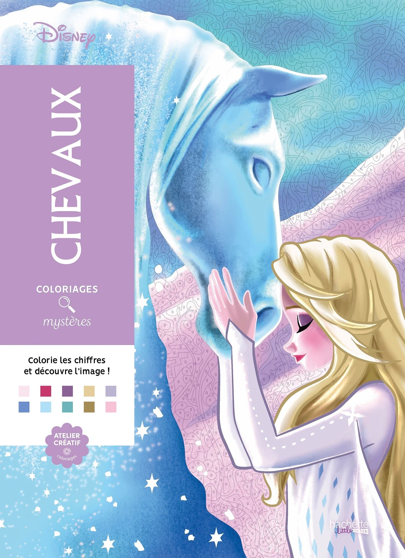 COLORIAGES MYSTERES DISNEY - CHEVAUX