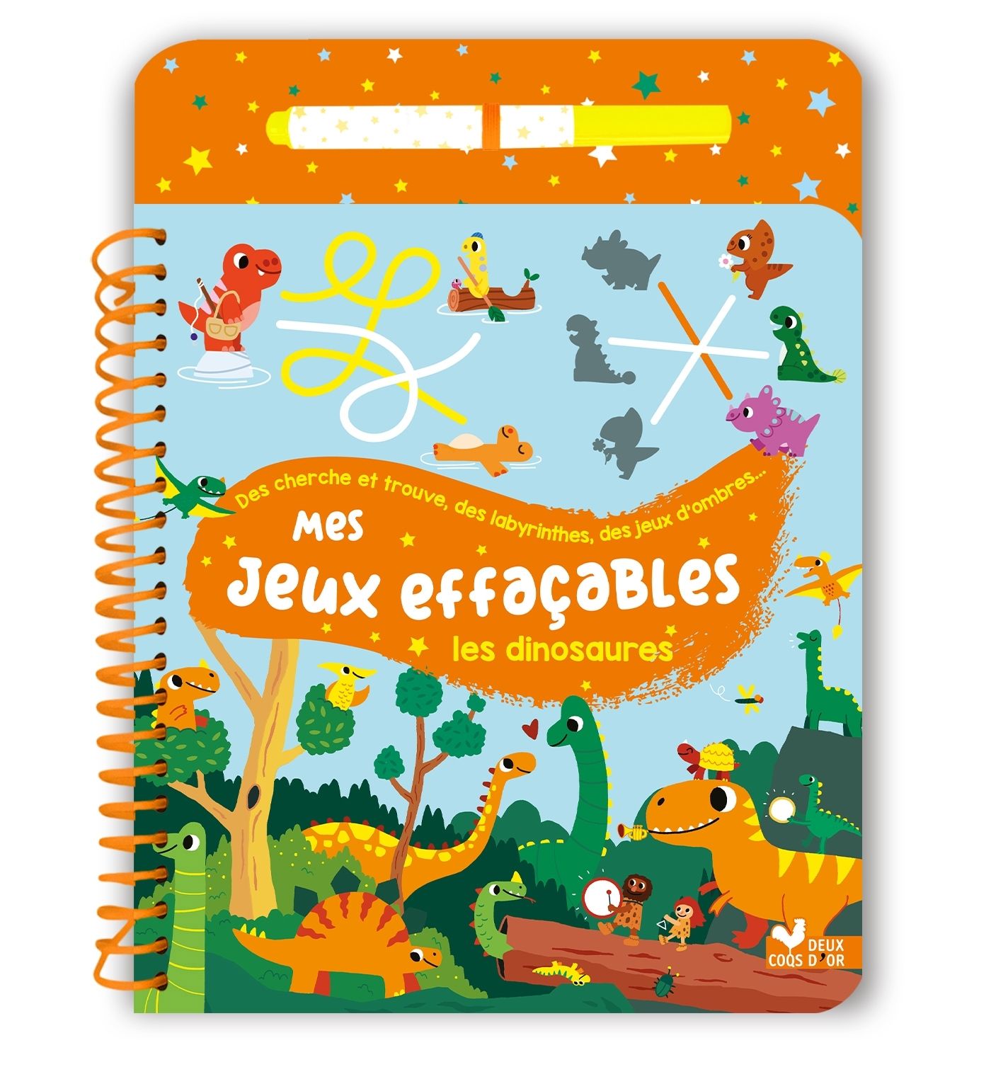 MES JEUX EFFACABLES - LES DINOSAURES