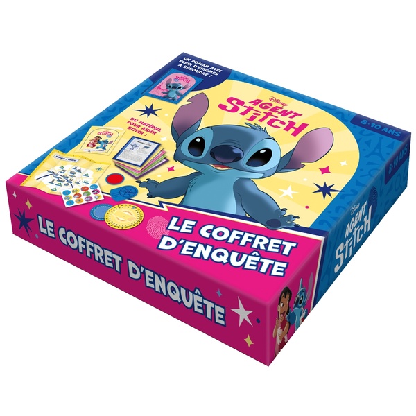 STITCH - LE COFFRET D'ENQUETE DE L'AGENT STITCH - DISNEY