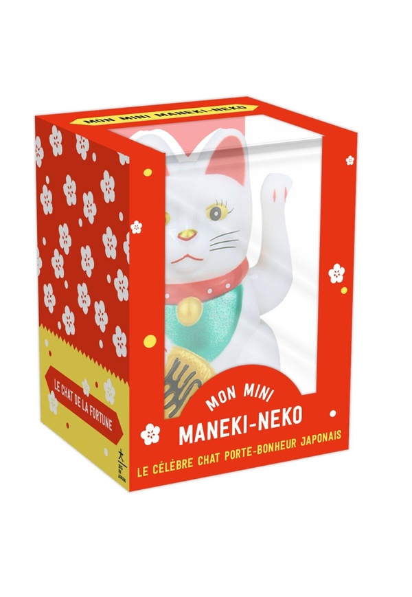 COFFRET MINI LUCKY CAT BLANC