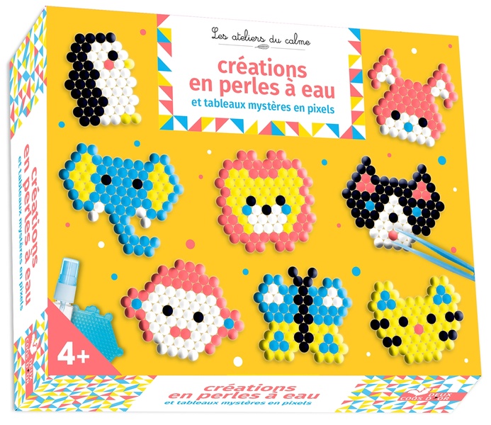 CREATIONS EN PERLES A EAU - COFFRET AVEC ACCESSOIRES