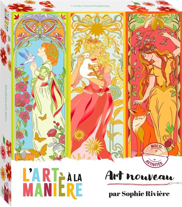 L'ART A LA MANIERE ART NOUVEAU - COFFRET AVEC ACCESSOIRES