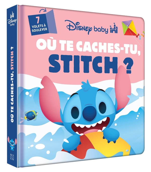 DISNEY BABY - OU TE CACHES-TU, STITCH ? - AVEC DES VOLETS A SOULEVER