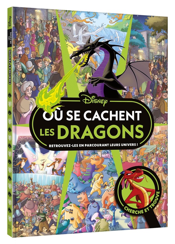 DISNEY - OU SE CACHENT LES DRAGONS ? - CHERCHE ET TROUVE