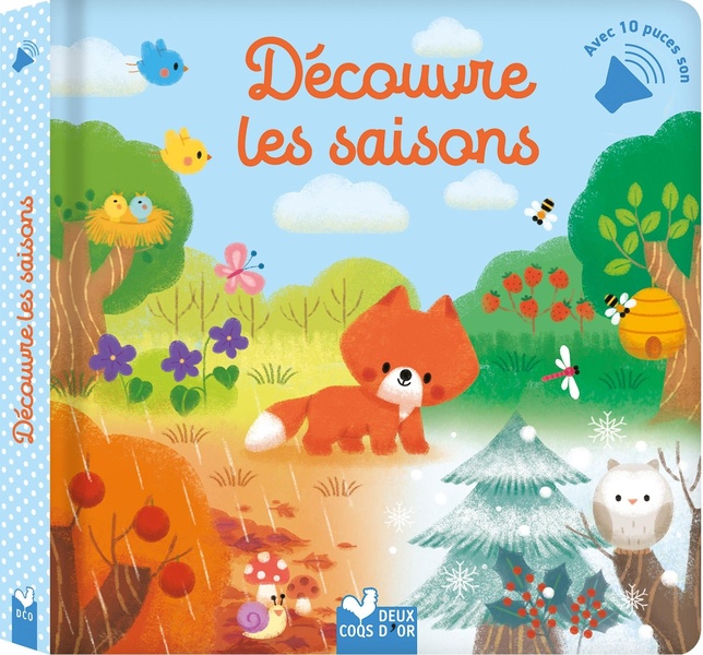 DECOUVRE LES SAISONS - LIVRE SONORE
