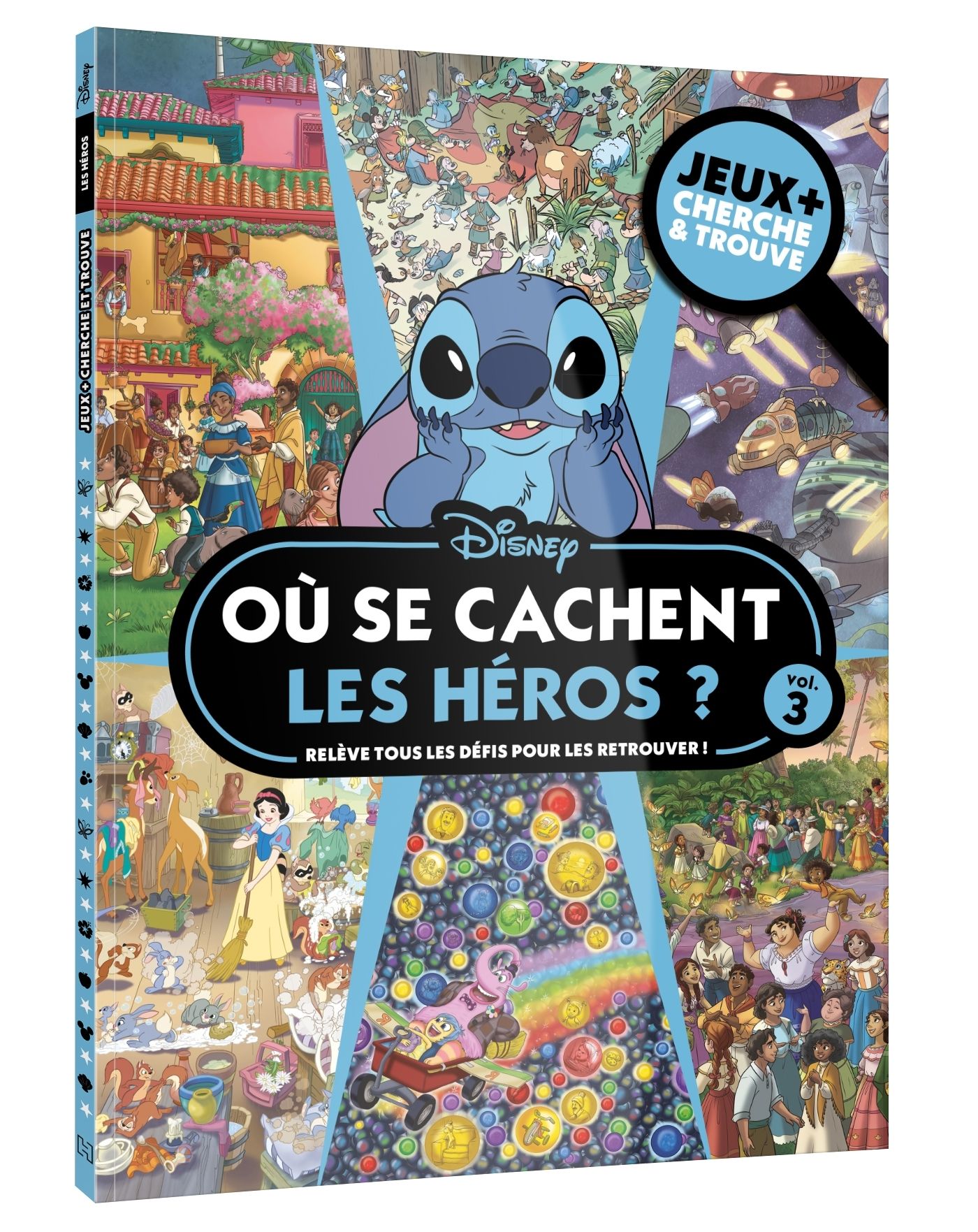 DISNEY - OU SE CACHENT LES HEROS ? - JEUX + CHERCHE ET TROUVE