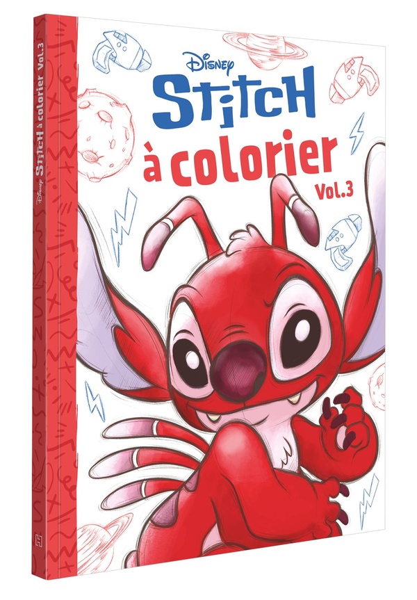 STITCH - STITCH A COLORIER - VOL. 3 - DISNEY