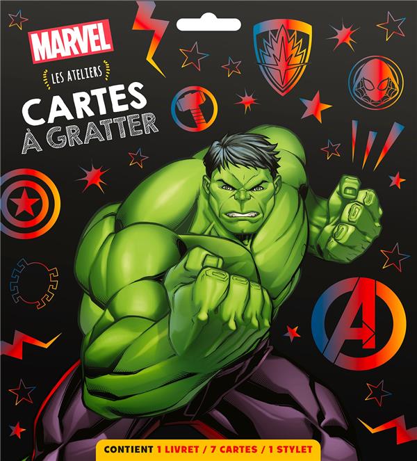 MARVEL - POCHETTE CARTES A GRATTER - SUPER-HEROS