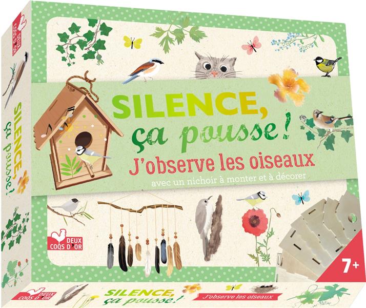SILENCE CA POUSSE J'OBSERVE LES OISEAUX - COFFRETS AVEC ACCESSOIRES