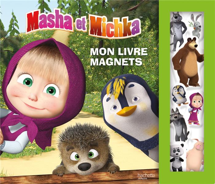 MASHA ET MICHKA - MON LIVRE MAGNETS