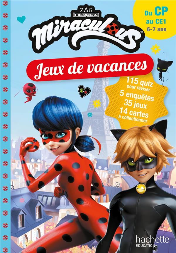 MIRACULOUS - JEUX DE VACANCES 2024 - DU CP AU CE1