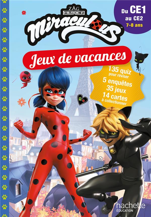 MIRACULOUS - JEUX DE VACANCES 2024 - DU CE1 AU CE2