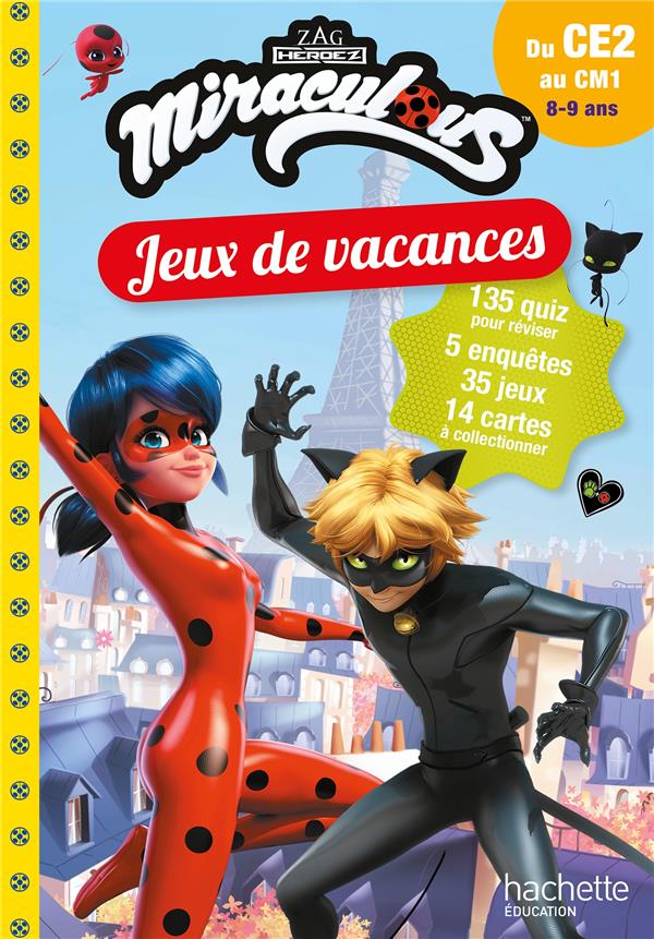 MIRACULOUS - JEUX DE VACANCES 2024 - DU CE2 AU CM1