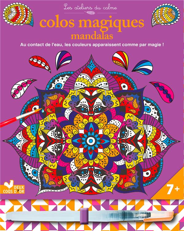 COLOS MAGIQUES MANDALAS - BLOC AVEC FEUTRE A EAU