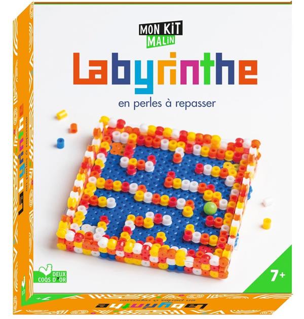 LABYRINTHE EN PERLES A REPASSER - MINI COFFRET AVEC ACCESSOIRES