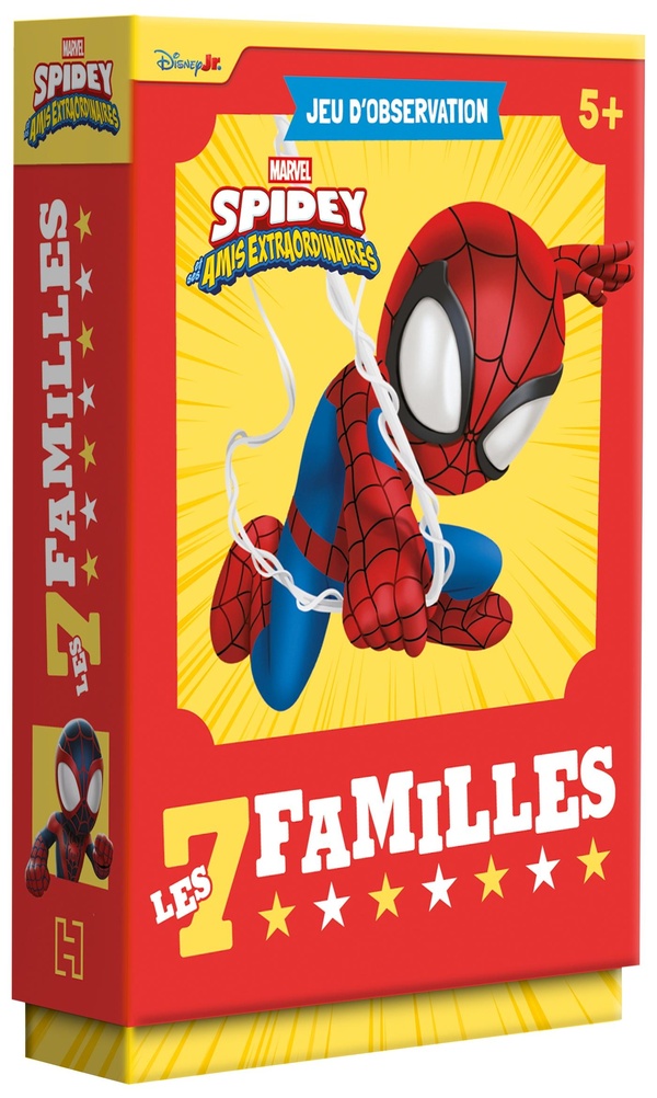 SPIDEY ET SES AMIS EXTRAORDINAIRES - JEU DE CARTES - 7 FAMILLES -MARVEL