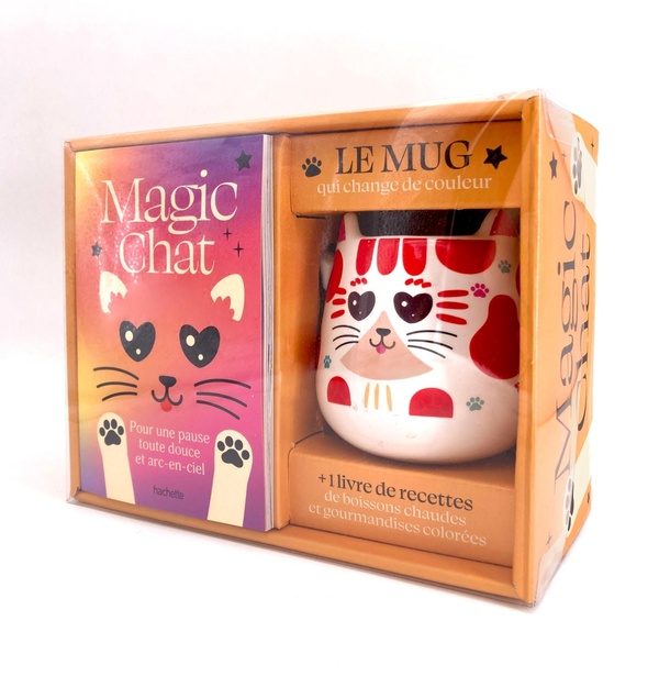 COFFRET MUG MAGIQUE CHAT