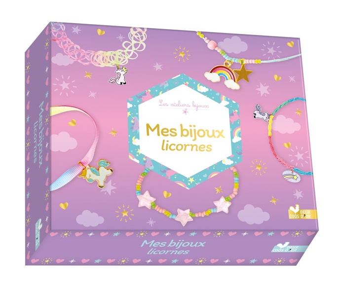 MES BIJOUX LICORNES - COFFRET AVEC ACCESSOIRES