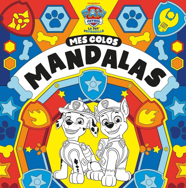LA PAT' PATROUILLE - MES COLOS MANDALAS - LIVRE DE COLORIAGES MANDALAS