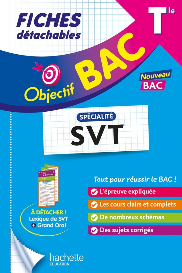 OBJECTIF BAC FICHES - SPECIALITE SVT TLE