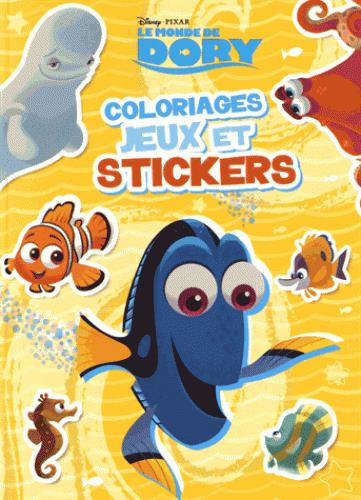 LE MONDE DE DORY, COLOS, JEUX ET STICKERS