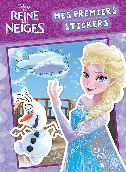 LA REINE DES NEIGES , MES PREMIERS STICKERS