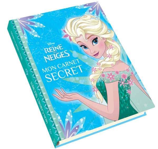 LA REINE DES NEIGES, CARNET SECRET 100% GLITTER