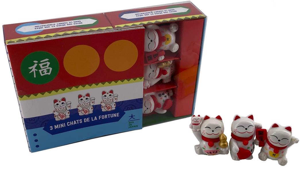 COFFRET 3 MINI CHATS DE LA FORTUNE