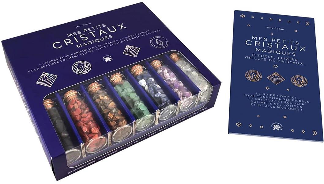 COFFRET MES PETITS CRISTAUX MAGIQUES - 7 CRISTAUX + 1 GUIDE COMPLET