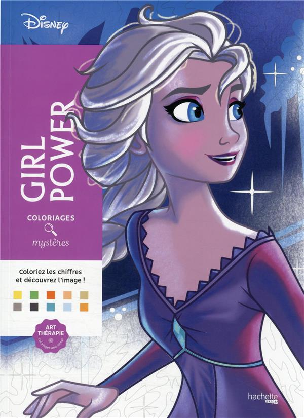 COLORIAGES MYSTERES DISNEY - GIRL POWER