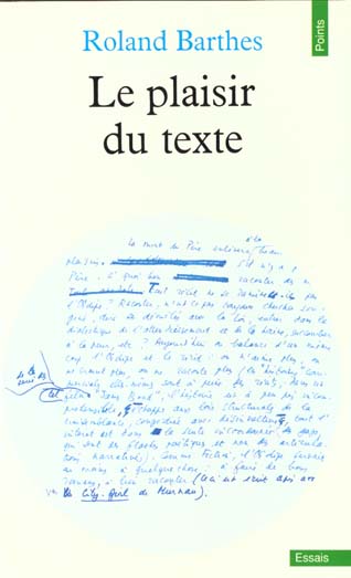 PLAISIR DU TEXTE (LE)