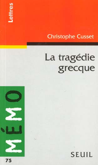 LA TRAGEDIE GRECQUE