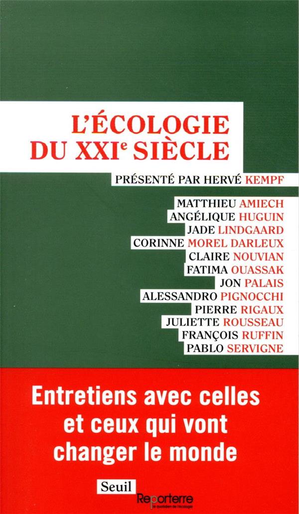 L'ECOLOGIE DU XXIE SIECLE