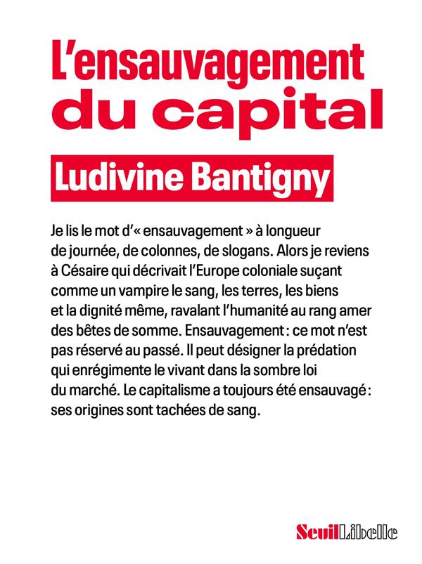 L'ENSAUVAGEMENT DU CAPITAL