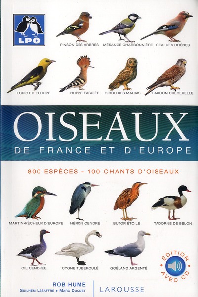 GUIDE DES OISEAUX D'EUROPE - NOUVELLE EDITION