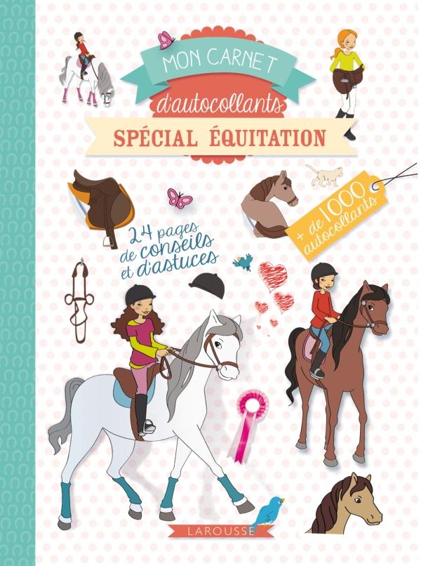 MON CARNET D'AUTOCOLLANTS - SPECIAL EQUITATION